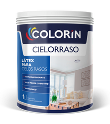 Látex para Cielorrasos Antihongo Blanco 1 Lt Colorín - imagen 1
