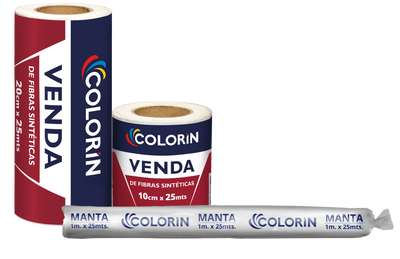 Venda para Impermeabilización 10 Cm x 25 Mts Colorín