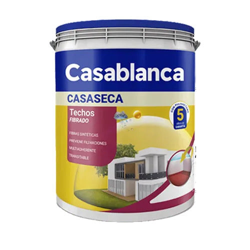 Impermeabilizante Fibrado Casaseca 4 Lt Casablanca