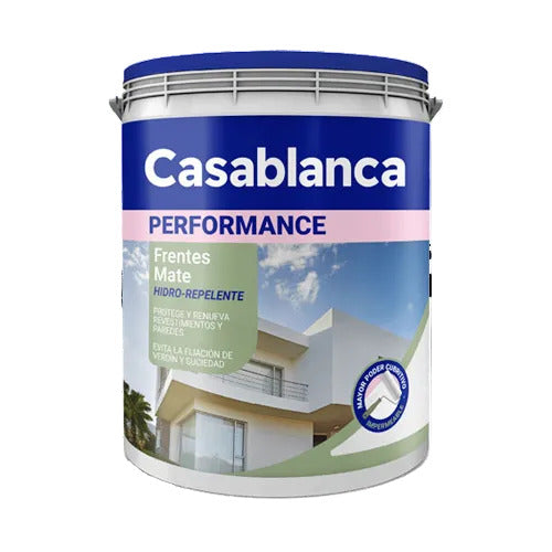 Látex Exterior Hidrorepelente Performance Frentes Blanco 1 Lt Casablanca