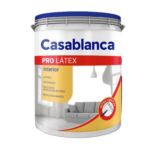 Látex Interior Casablanca Pro Mate Blanco 1 Lt Casablanca
