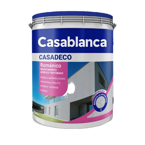 Revestimiento Texturado Casadeco Románico 6 Kg Casablanca