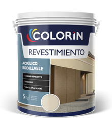 Revestimiento Acrílico Rodillable 5 Kg Colorín - imagen 1