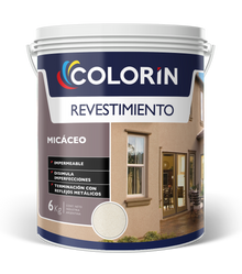 Revestimiento Micáceo Blanco 6 Kg Colorín - imagen 1
