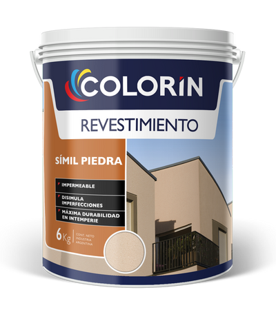 Revestimiento Símil Piedra París 6 Kg Colorín