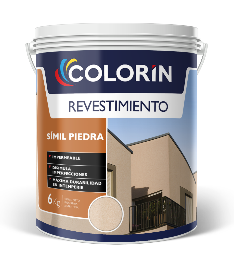 Revestimiento Símil Piedra París 30 Kg Colorín