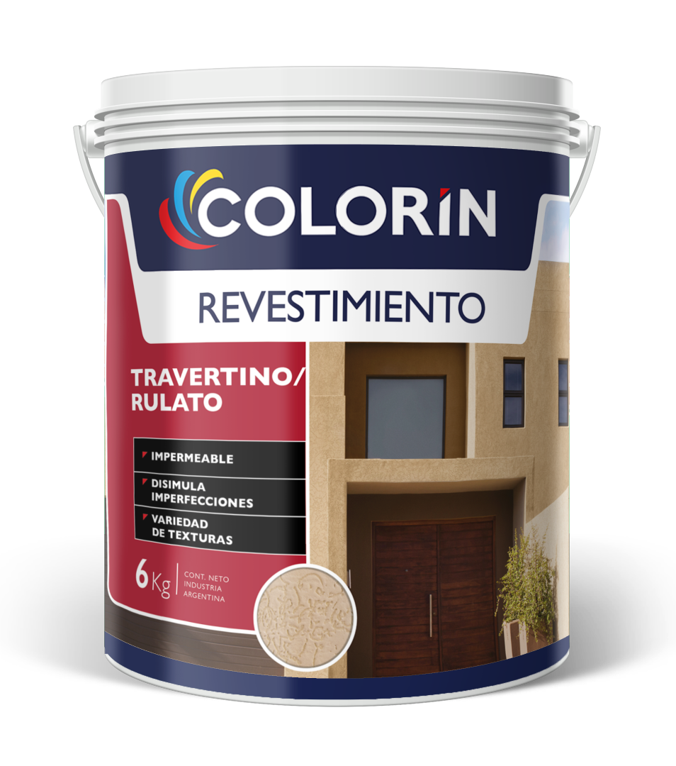 Revestimiento Rulato Fino Blanco 6 Kg Colorín