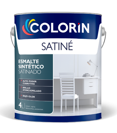 Esmalte Sintético Premium Satiné Satinado Blanco 20 Lt Colorín