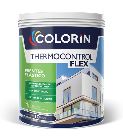 Impermeabilizante Thermocontrol Flex Frentes 1 Lt Colorín