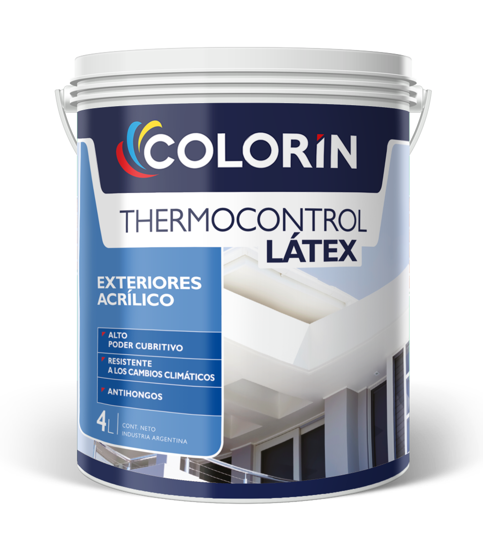 Látex Exterior Thermocontrol Flex Blanco 4 Lt Colorín