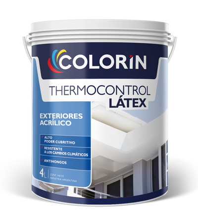 Látex Exterior Thermocontrol Flex Blanco 4 Lt Colorín