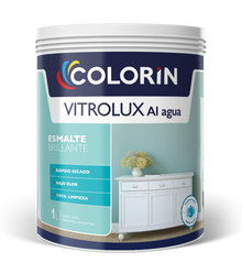 Esmalte al Agua Vitrolux Brillante 1 Lt Colorín - imagen 1