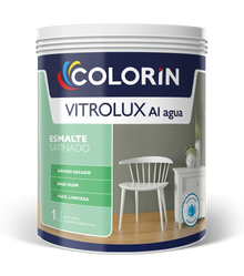 Esmalte al Agua Vitrolux Satinado 1 Lt Colorín - imagen 1