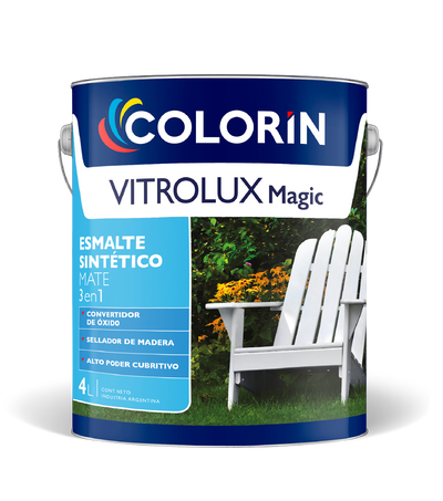 Esmalte Sintético Vitrolux Magic Mate 0.500 Lt Colorín